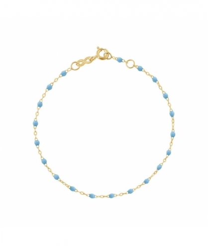 Bracelet turquoise Classique Gigi, Or jaune, 17 cm