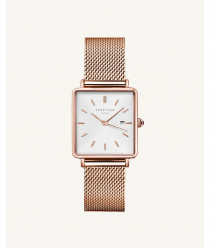 Rosefield The Boxy Blanc Sunray Or Rose 33mm