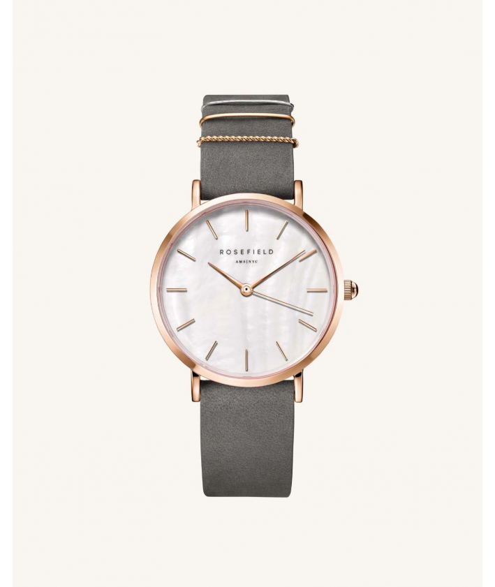 Rosefield The West Village Gris lphant Or Rose 33mm