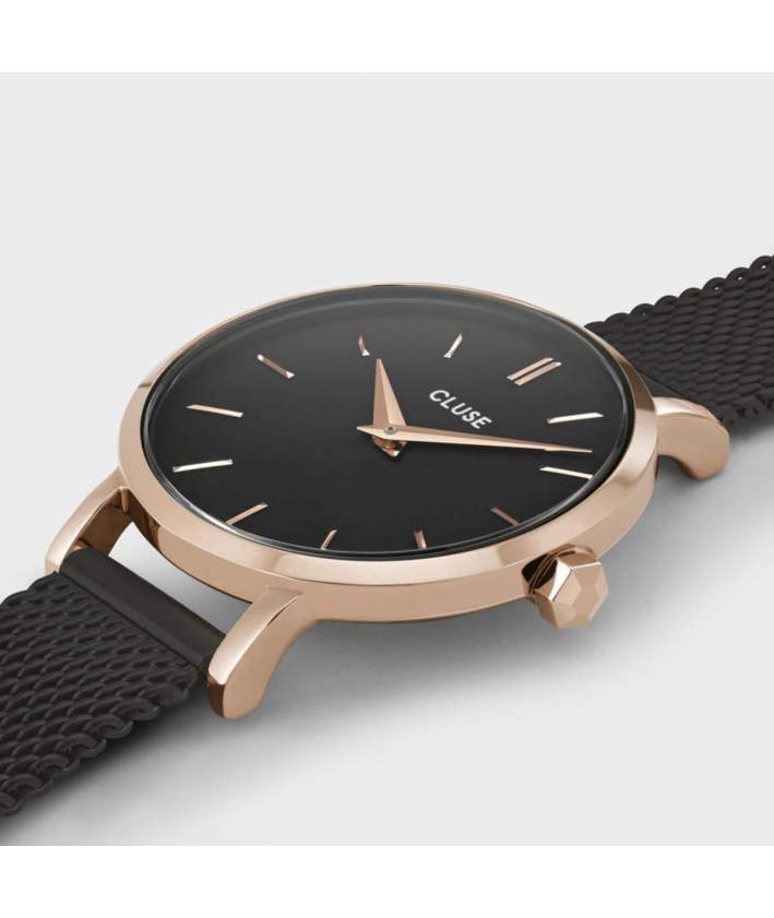 Cluse Montre Boho Chic Petite Mech Black Rose Gold