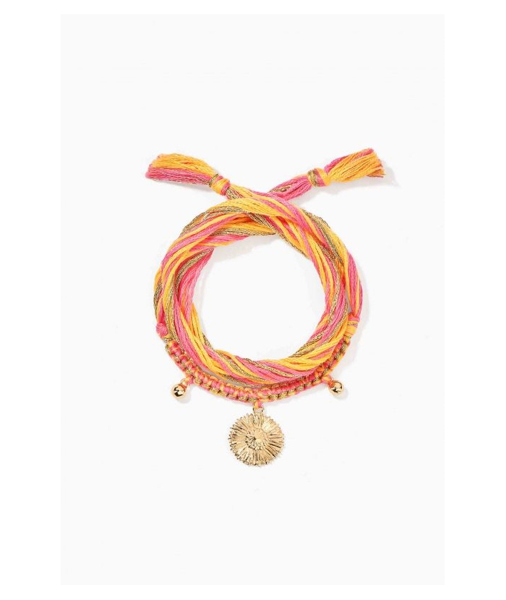 Aurélie Bidermann - Bracelet Honolulu fleur multicolore