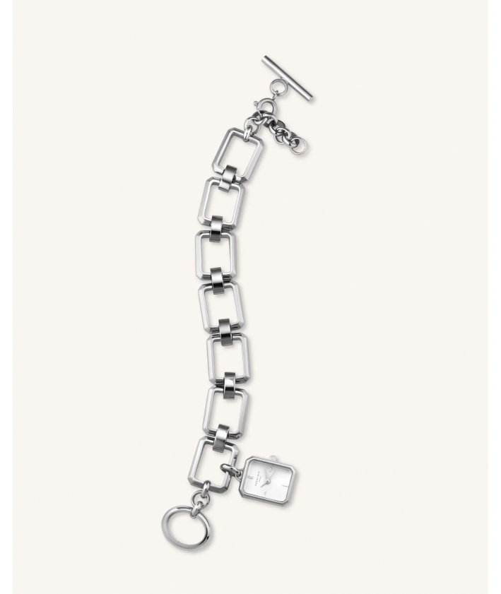 Rosefield Octagon Charm Chain Argent