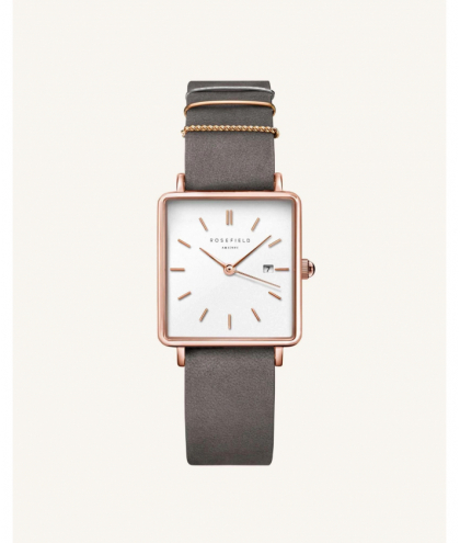 Rosefield The Boxy Gris lphant Or Rose 33mm