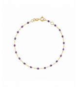 Bracelet violet Classique Gigi, Or jaune, 17 cm