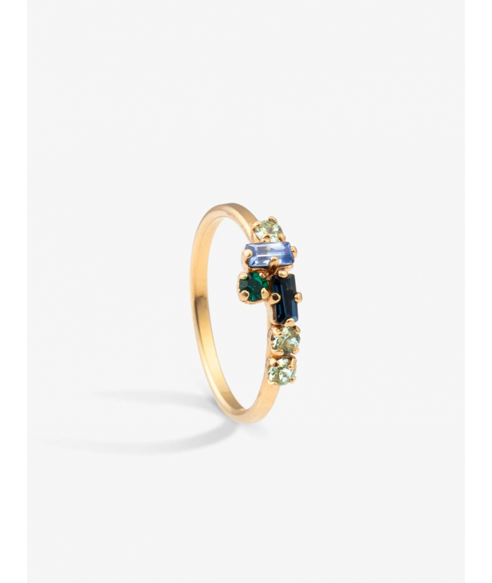 April Please Bague Ulysse Bleu et Vert