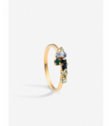 April Please Bague Ulysse Bleu et Vert