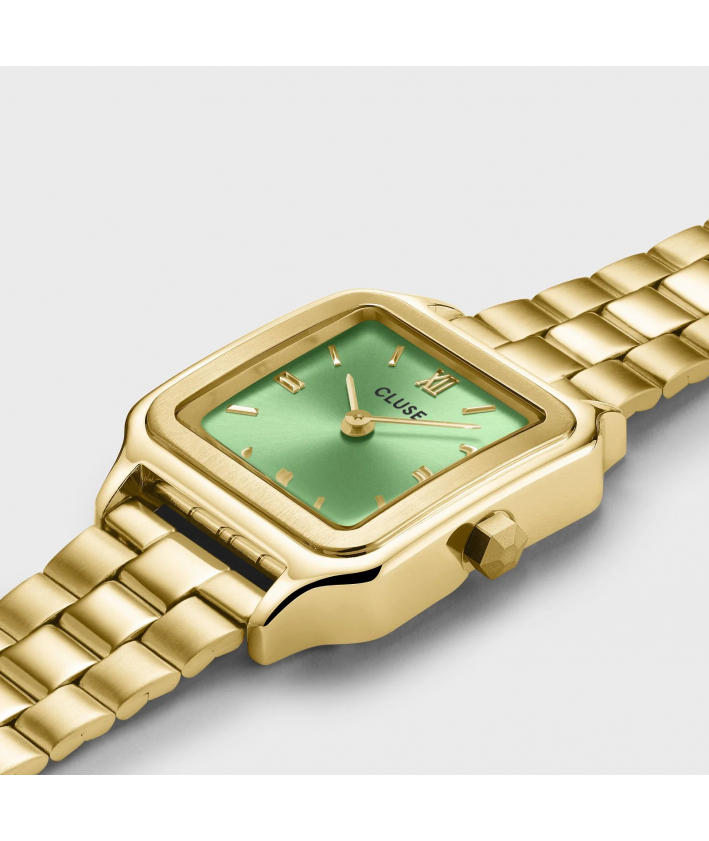 Cluse Gracieuse Petite Watch Steel, Light Green, Gold Colour