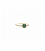 Céline Daoust - Bague Tourmaline verte 6 dts 1.7 ORJ