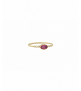 Céline Daoust - Bague Tourmaline Rose Diamants Or Jaune