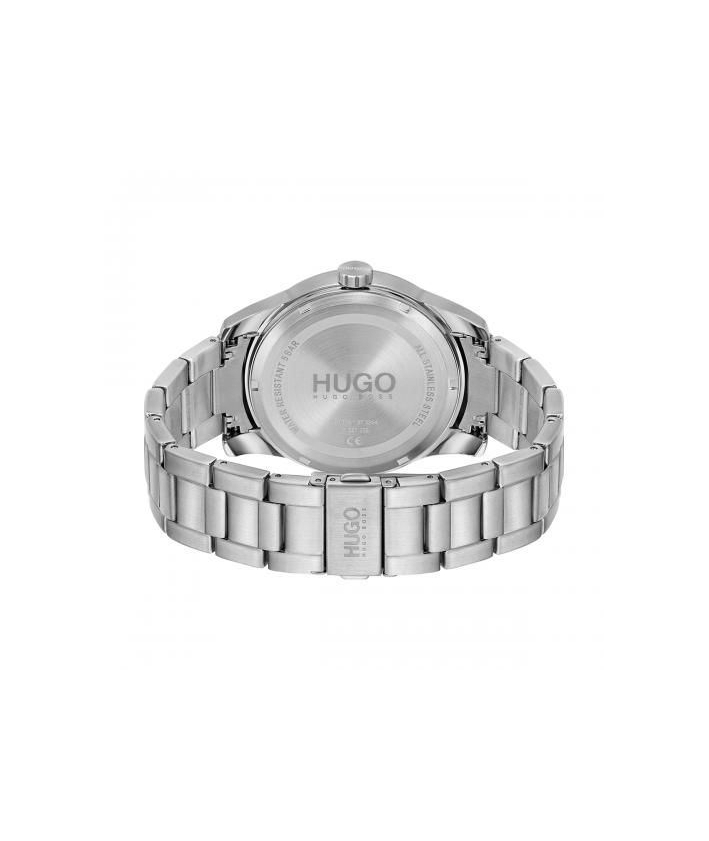 Hugo Montre Skeleton Silver Blue