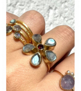 Paloma Stella - Bague Flower Labradorite