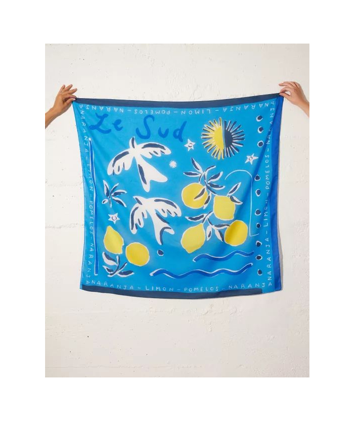 Maradji Foulard Le Sud Bleu