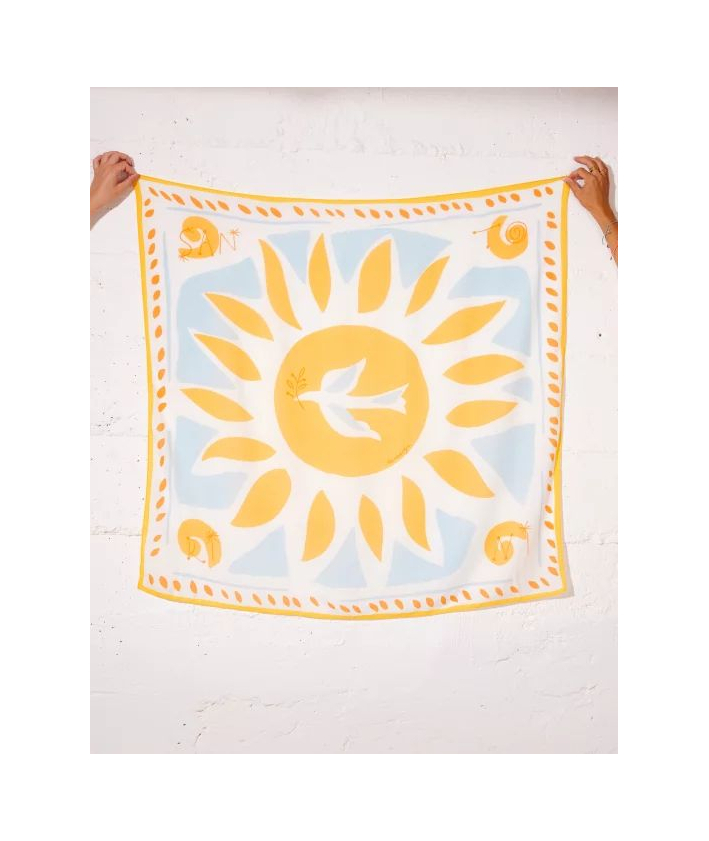 Maradji Foulard Santorini Sun Ciel