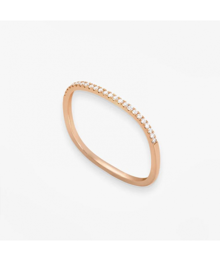 Vanrycke Paris Bague Charlie simple Or Rose