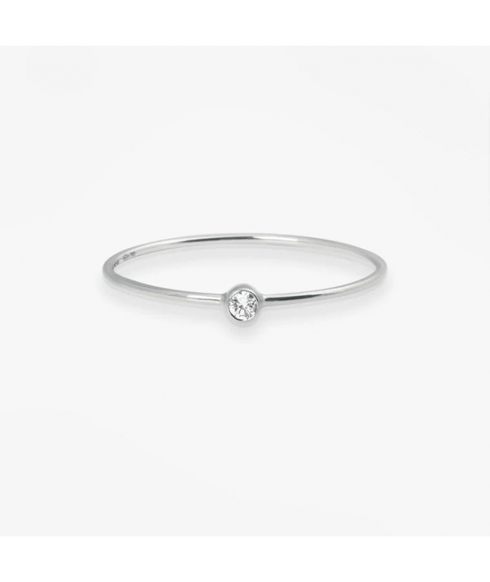 Vanrycke Paris Bague One Or Blanc