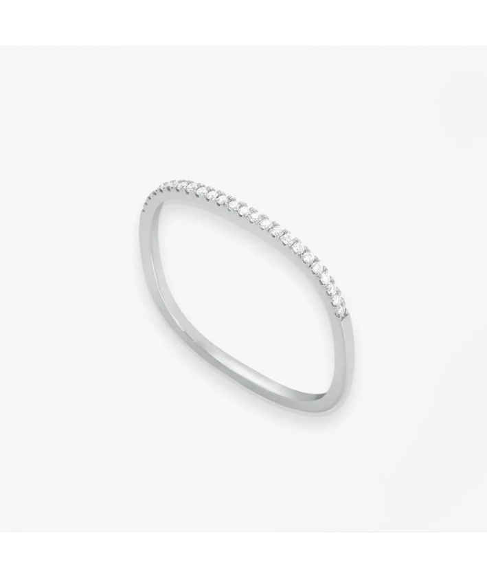 Vanrycke Paris Bague Charlie simple Or Blanc