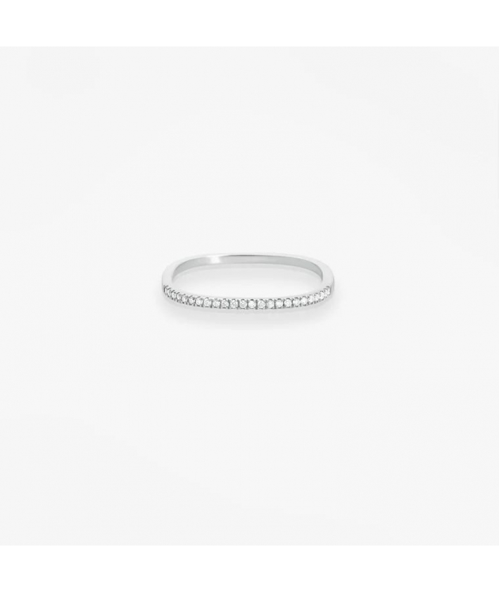 Vanrycke Paris Bague Charlie simple Or Blanc