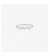 Vanrycke Paris Bague Stardust 3 diamants Or Blanc