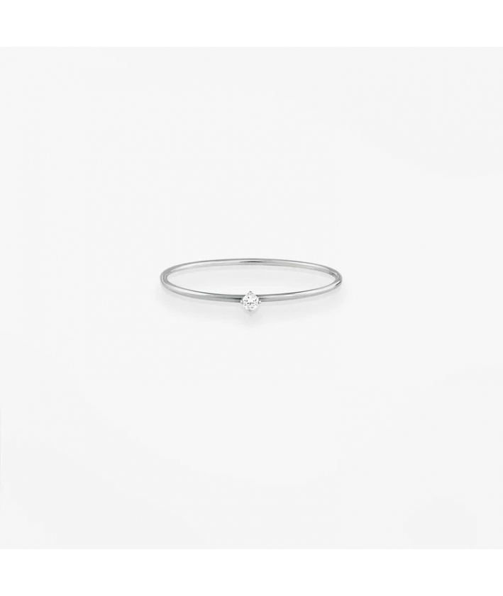 Vanrycke Paris Bague Stardust 1 Diamant Or Blanc