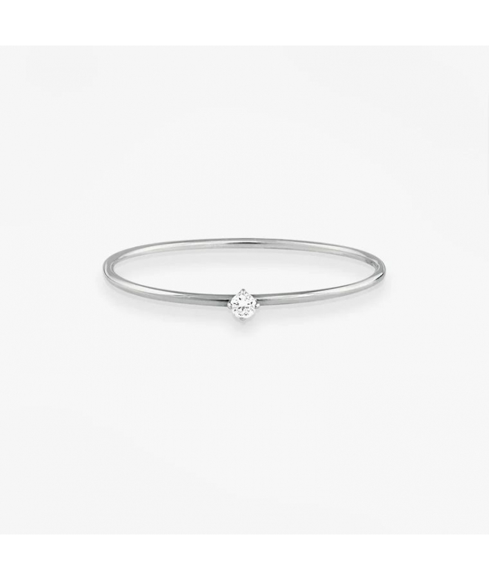 Vanrycke Paris Bague Stardust 1 Diamant Or Blanc