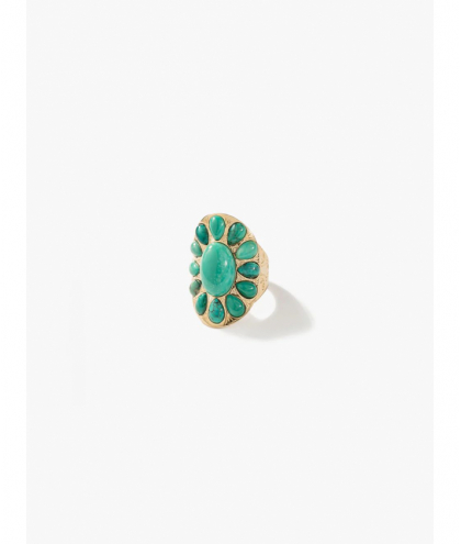 Aurélie Bidermann Bague Navajo Turquoise