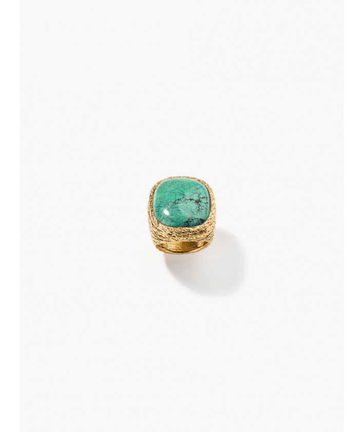 Aurélie Bidermann Bague Miki Turquoise