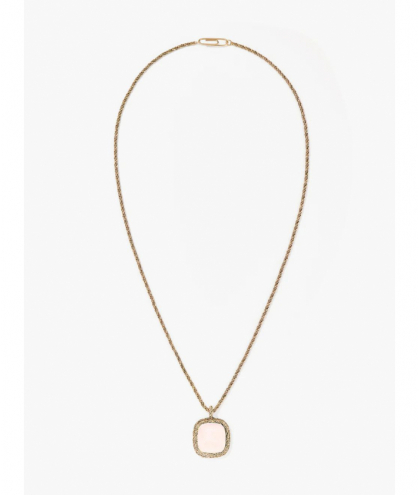 Aurélie Bidermann Sautoir Miki Quartz Rose