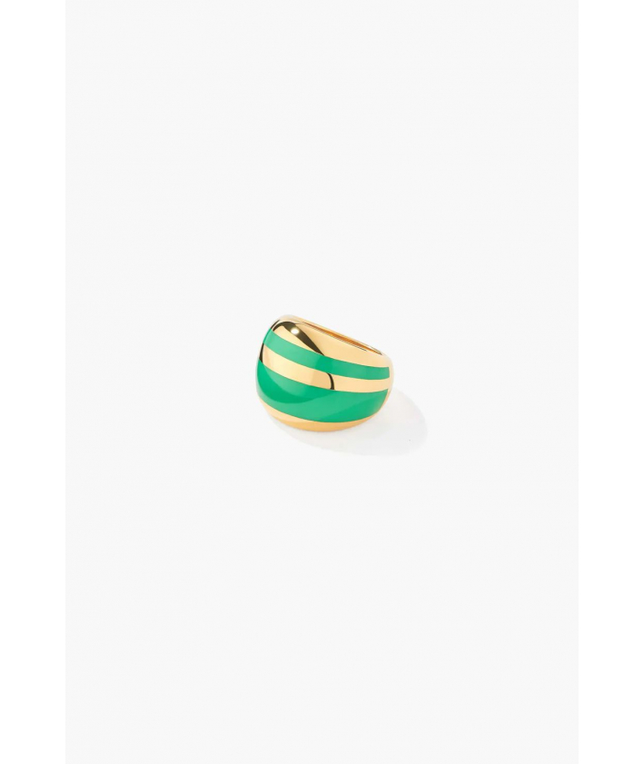 Aurélie Bidermann Bague Tarsila Vert Tropical