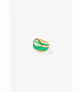 Aurélie Bidermann Bague Tarsila Vert Tropical