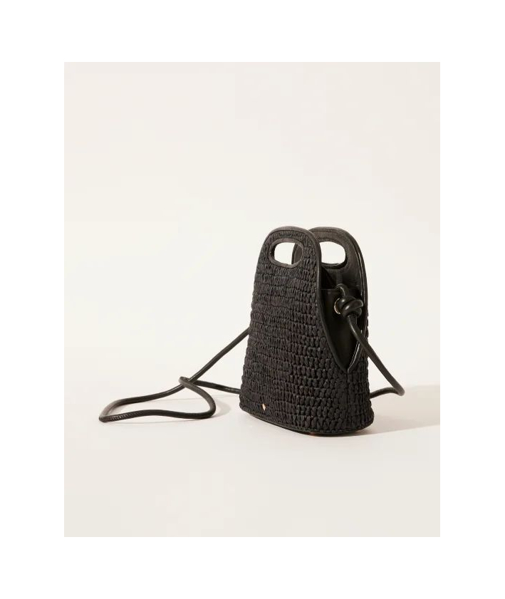 Maradji - Petit sac Lena Raphia Noir