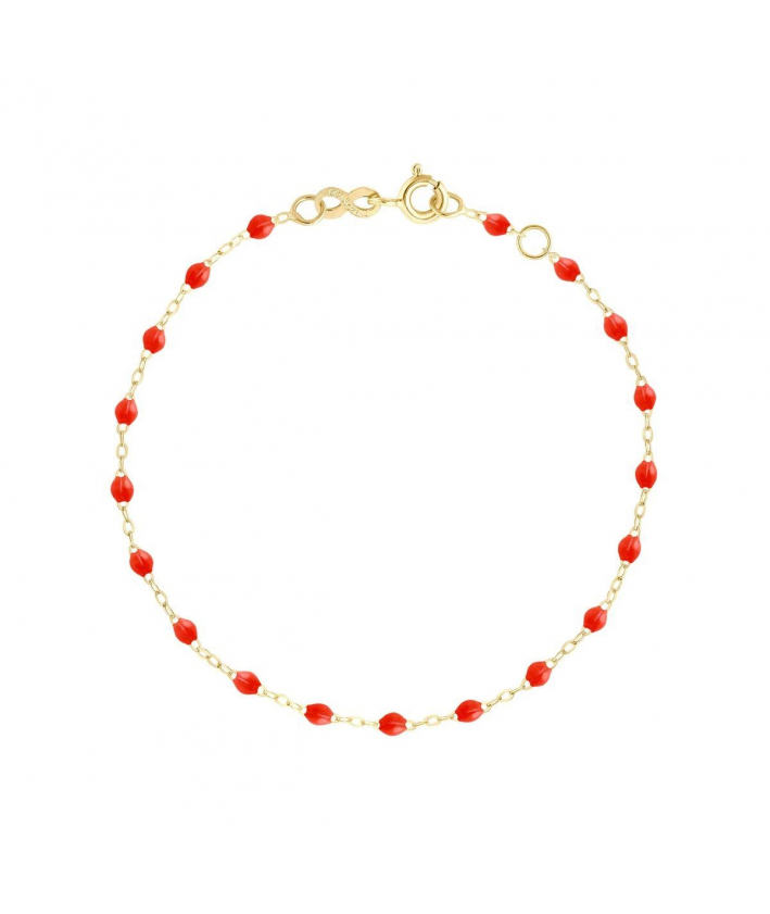 Gigi Clozeau Bracelet corail Classique Gigi, Or jaune, 17 cm