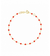 Gigi Clozeau Bracelet corail Classique Gigi, Or jaune, 17 cm