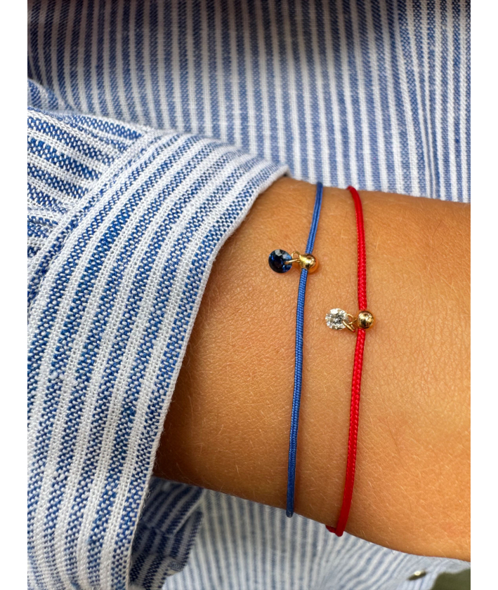 La Brune et La Blond Bracelet CordonRouge  BB Diamant