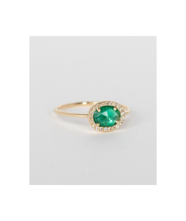 Celine Daoust Stella Ring Tourmaline diamants Or Jaune